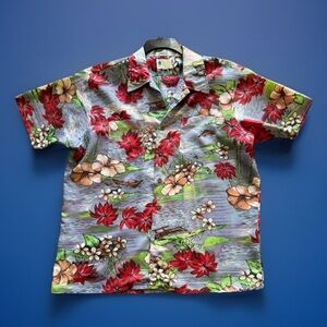 Vintage Waikiki Holiday Shirt Hawaiian Hawaii 1970s Made In Korea, Men XL